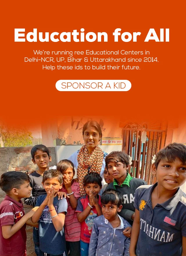 Donate for Child Education & Women Empowerment in Delhi NCr, India